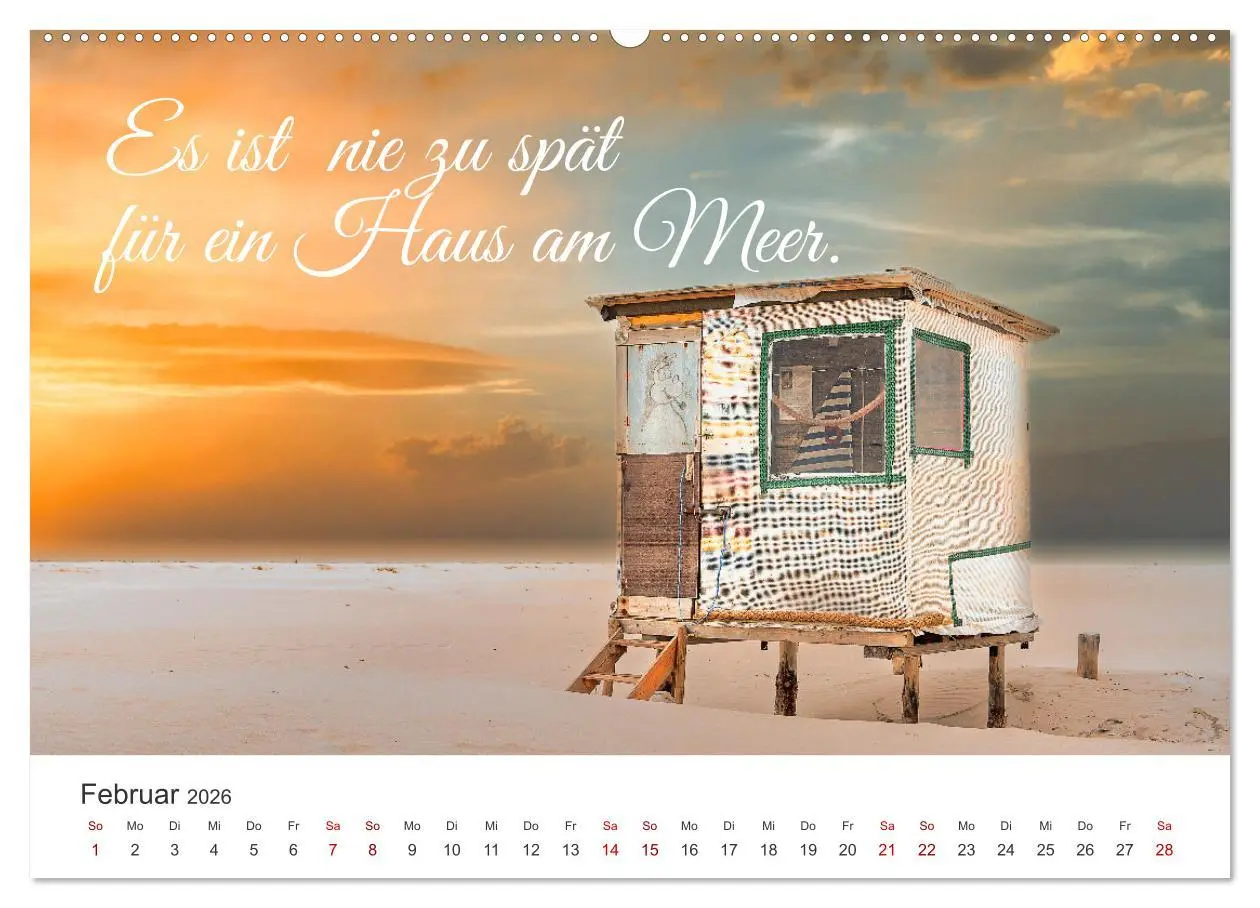 Bild: 9783457542897 | Lass uns ans Meer fahren (hochwertiger Premium Wandkalender 2026...