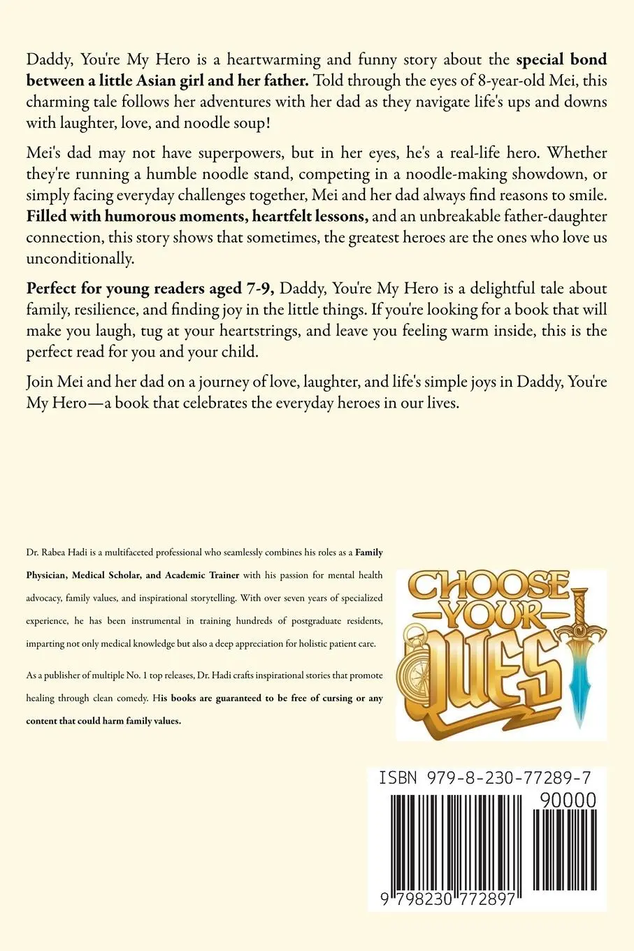 Rückseite: 9798230772897 | Daddy, You're My Hero | Rabea Hadi | Taschenbuch | Englisch | 2025