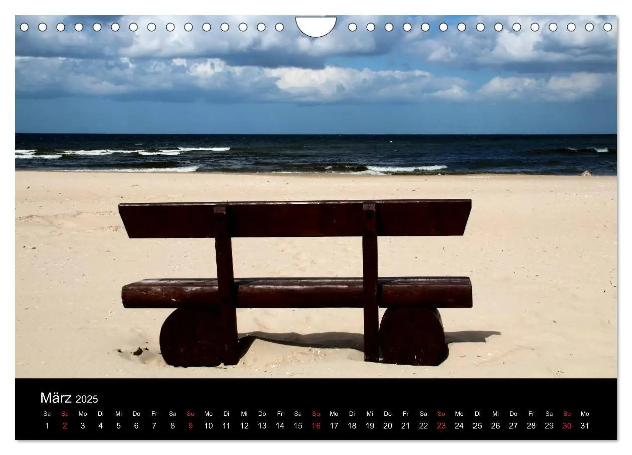 Bild: 9783435822997 | Usedom 2025 (Wandkalender 2025 DIN A4 quer), CALVENDO Monatskalender