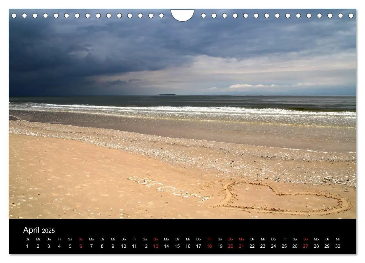 Bild: 9783435822997 | Usedom 2025 (Wandkalender 2025 DIN A4 quer), CALVENDO Monatskalender