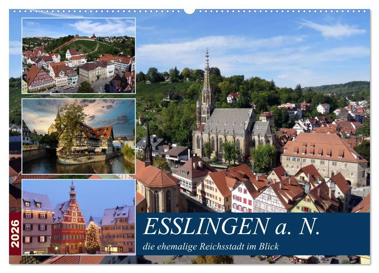 Cover: 9783457602997 | Esslingen a. N., die ehemalige Reichsstadt im Blick (Wandkalender...