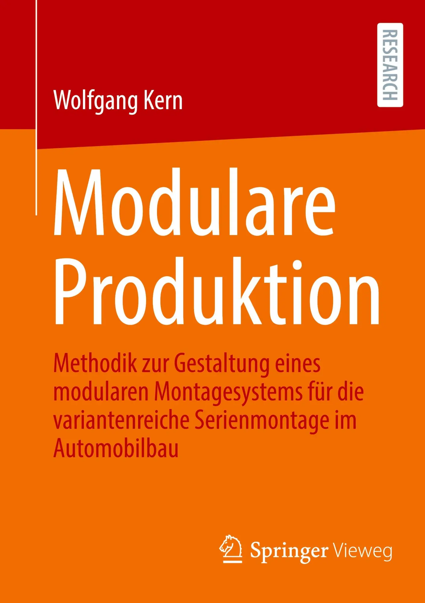 Cover: 9783658362997 | Modulare Produktion | Wolfgang Kern | Taschenbuch | Paperback | XXXIII