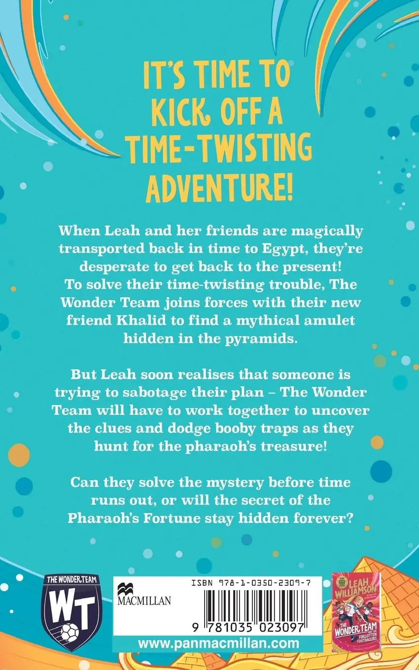 Rückseite: 9781035023097 | The Wonder Team and the Pharaoh's Fortune | Leah Williamson (u. a.)