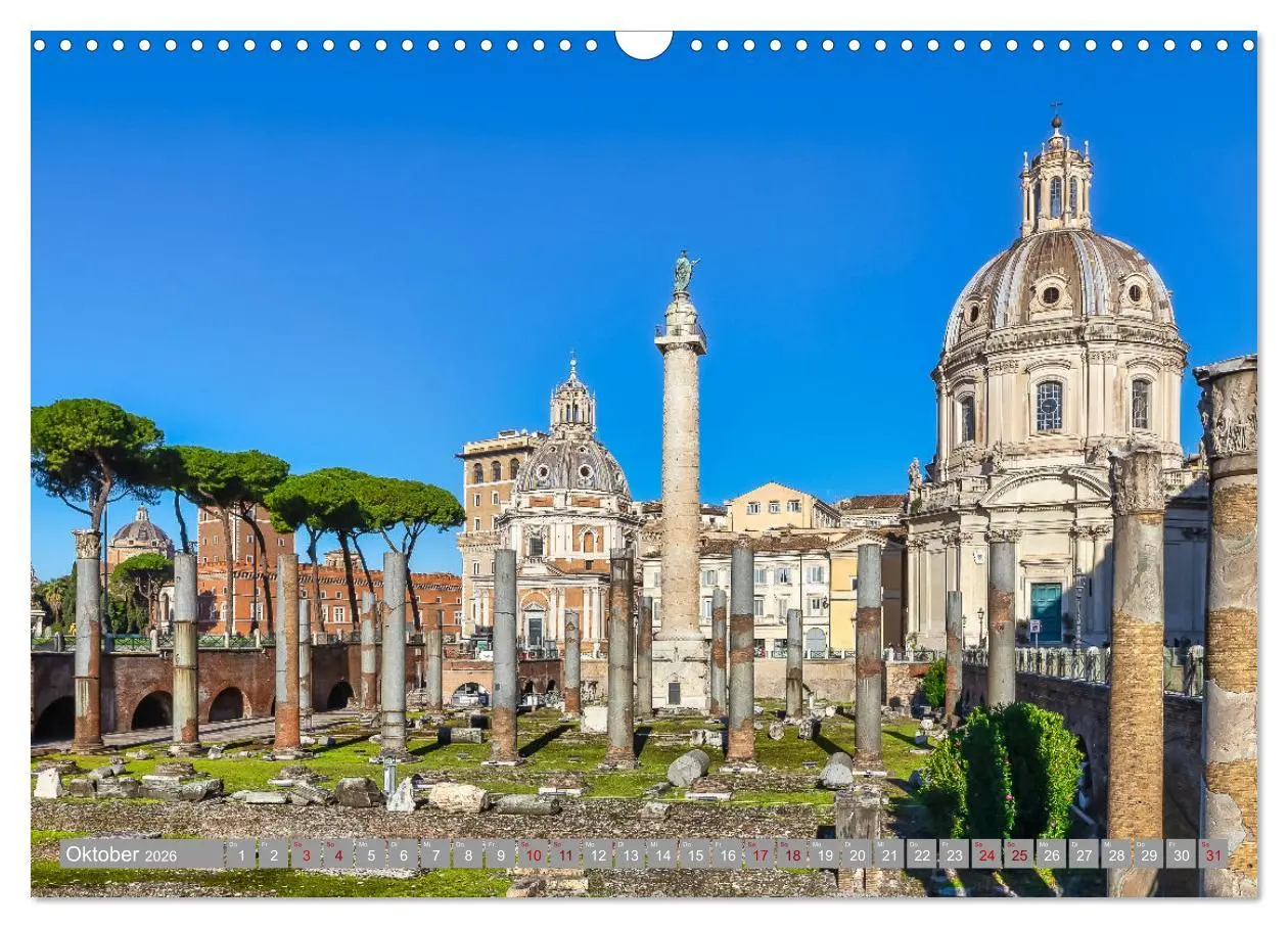 Bild: 9783457663097 | Rom - Ewige Stadt am Tiber (Wandkalender 2026 DIN A3 quer),...