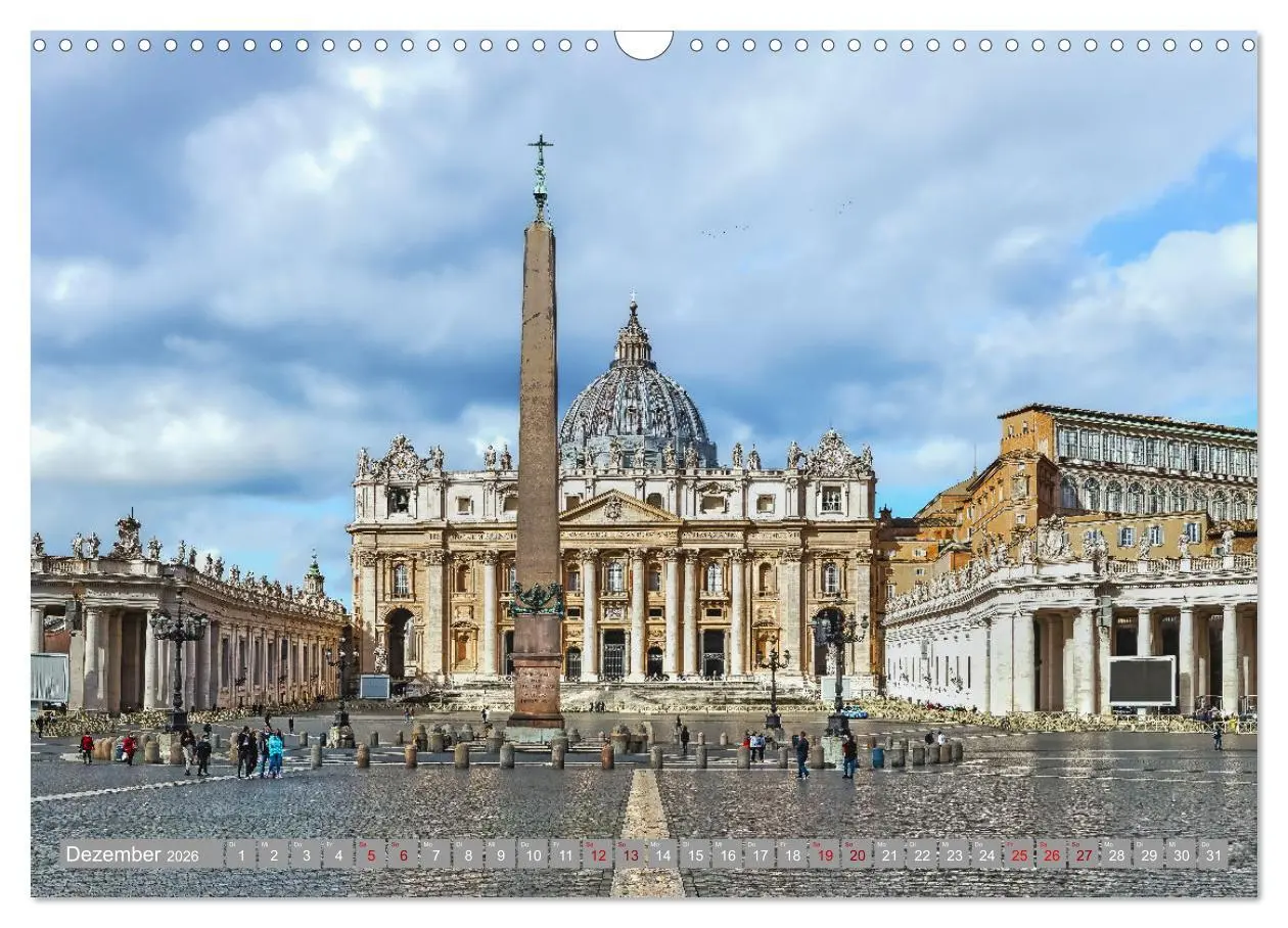 Bild: 9783457663097 | Rom - Ewige Stadt am Tiber (Wandkalender 2026 DIN A3 quer),...