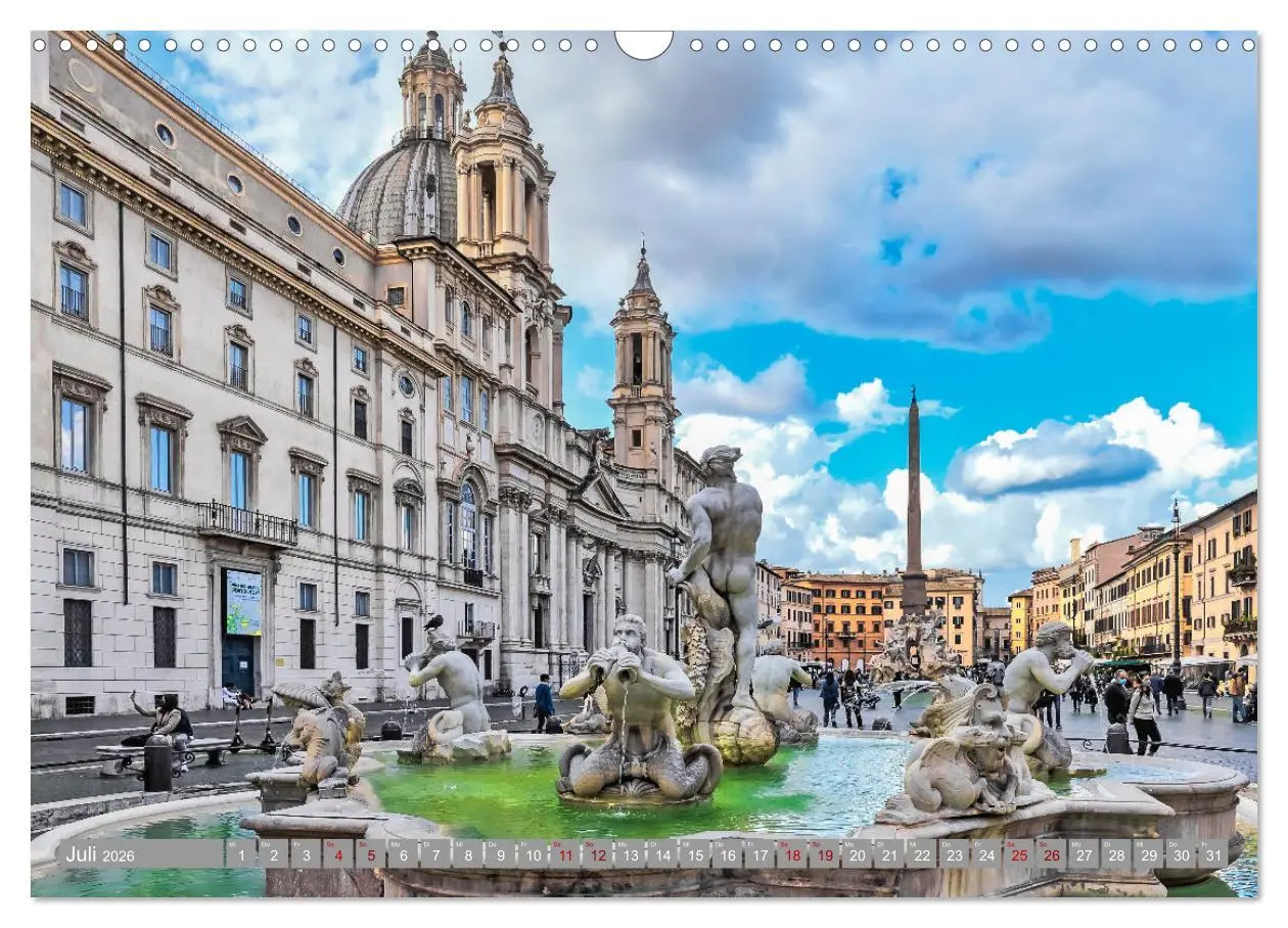 Bild: 9783457663097 | Rom - Ewige Stadt am Tiber (Wandkalender 2026 DIN A3 quer),...