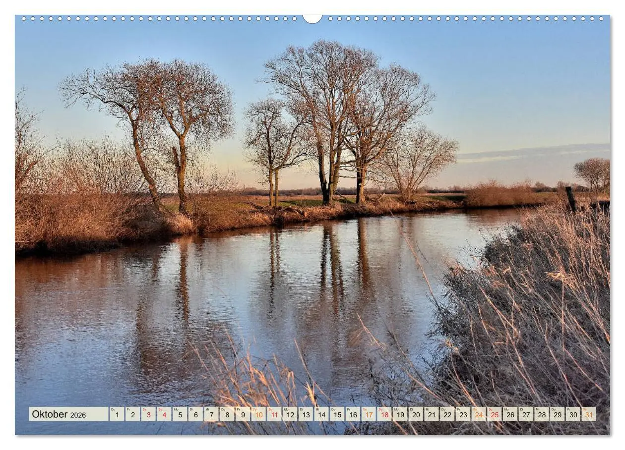 Bild: 9783457733097 | Landschaft an der Wümme (Wandkalender 2026 DIN A2 quer), CALVENDO...