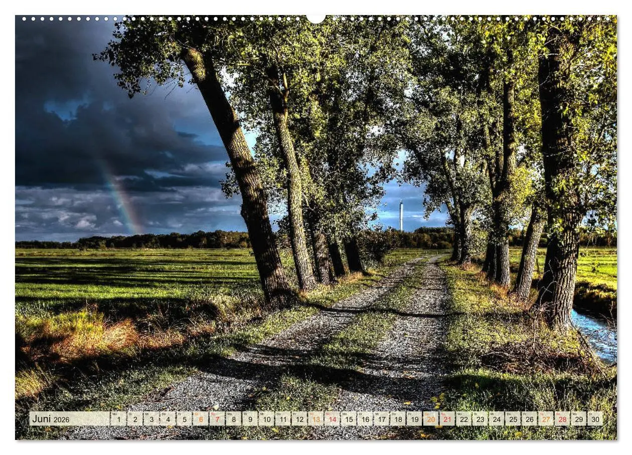 Bild: 9783457733097 | Landschaft an der Wümme (Wandkalender 2026 DIN A2 quer), CALVENDO...