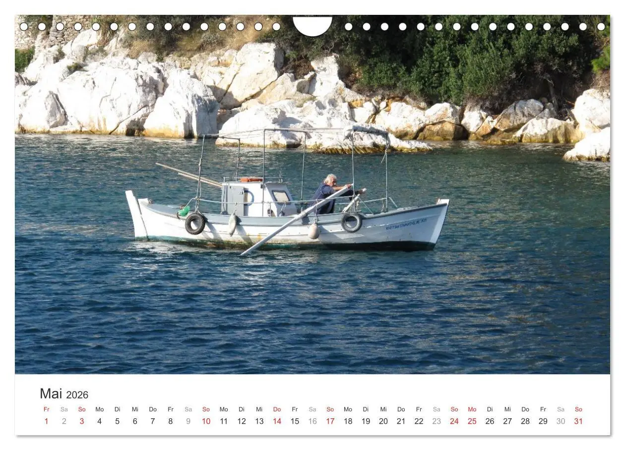 Bild: 9783457973097 | Sporadeninsel Skiathos (Wandkalender 2026 DIN A4 quer), CALVENDO...