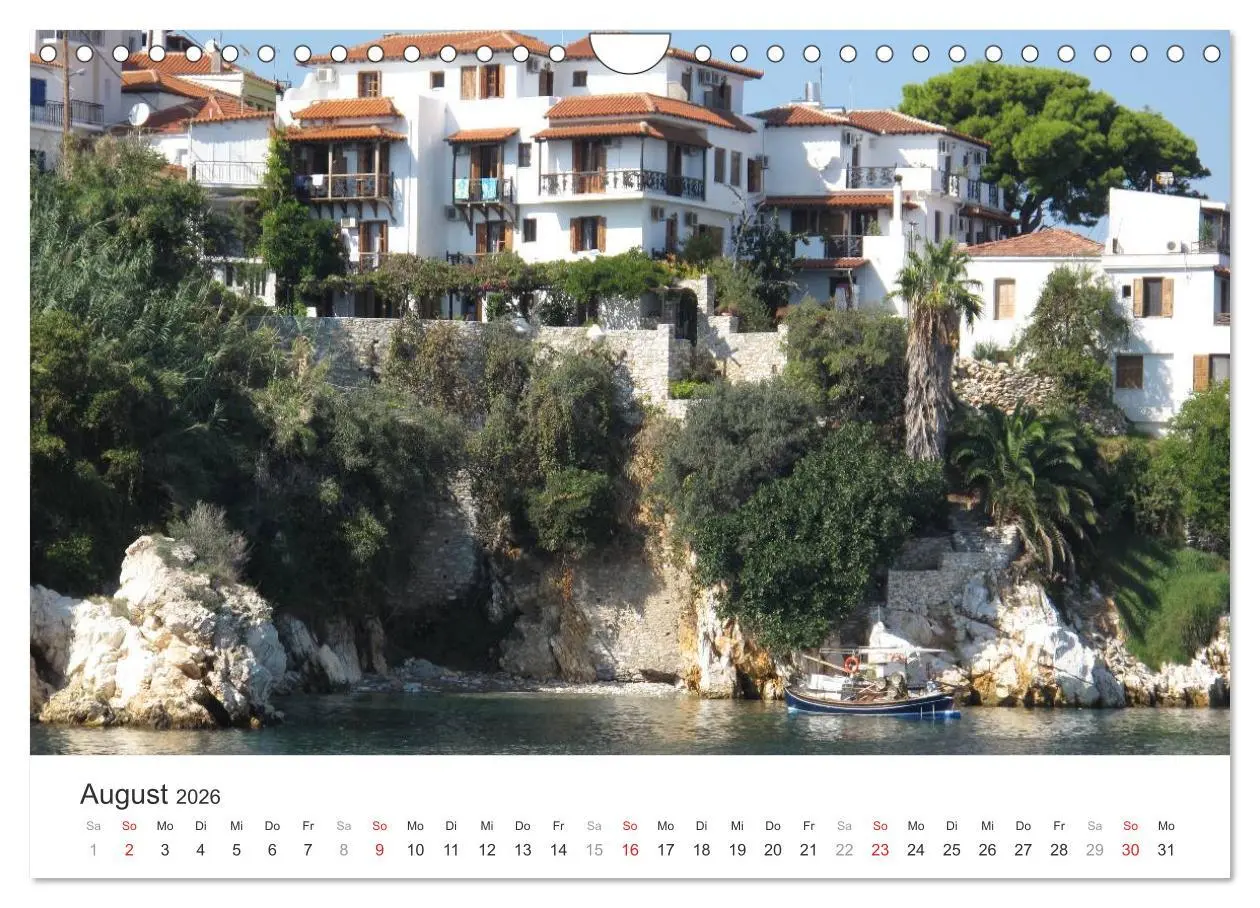 Bild: 9783457973097 | Sporadeninsel Skiathos (Wandkalender 2026 DIN A4 quer), CALVENDO...