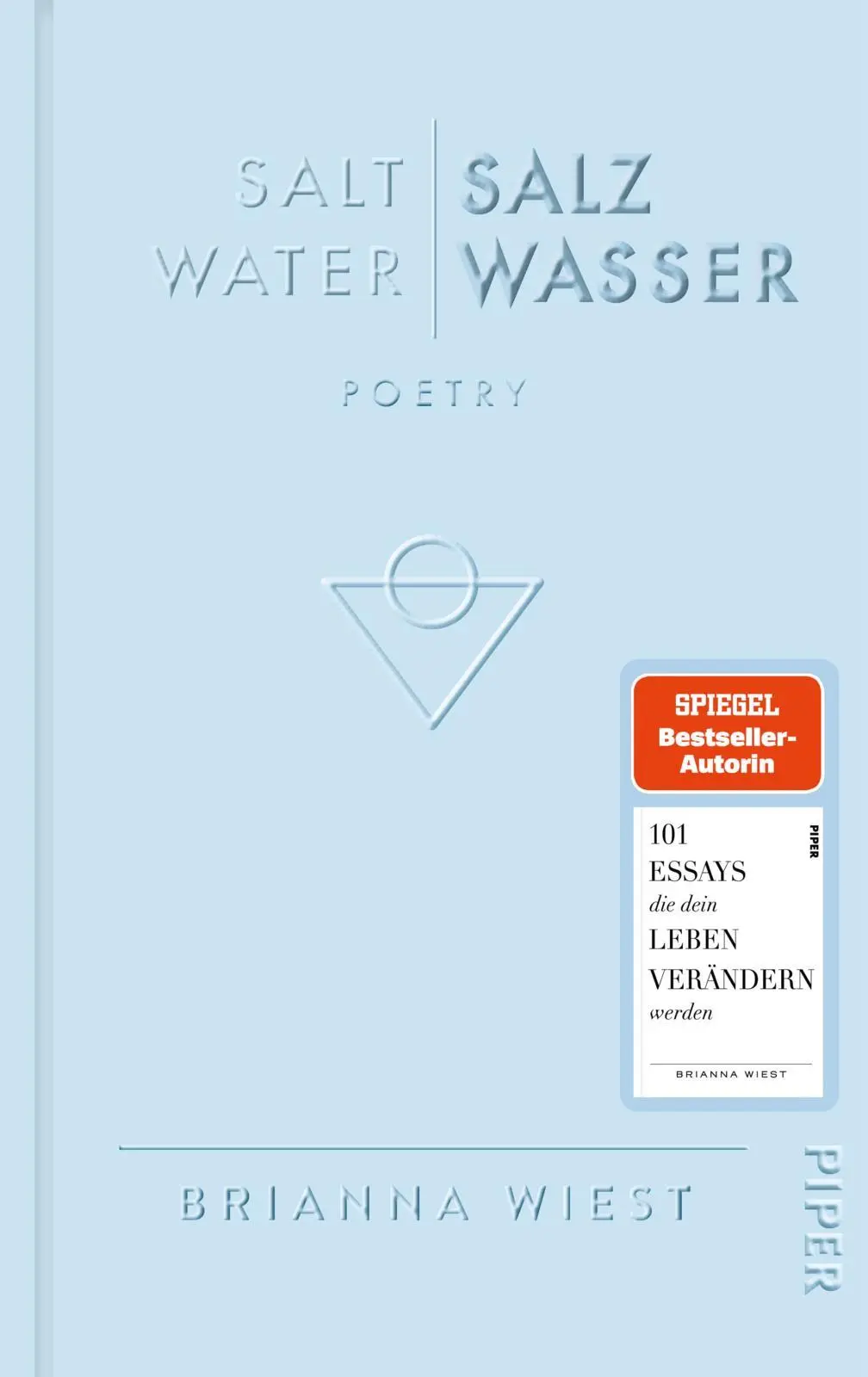 Cover: 9783492073097 | Salt Water - Salzwasser | Brianna Wiest | Buch | 192 S. | Deutsch