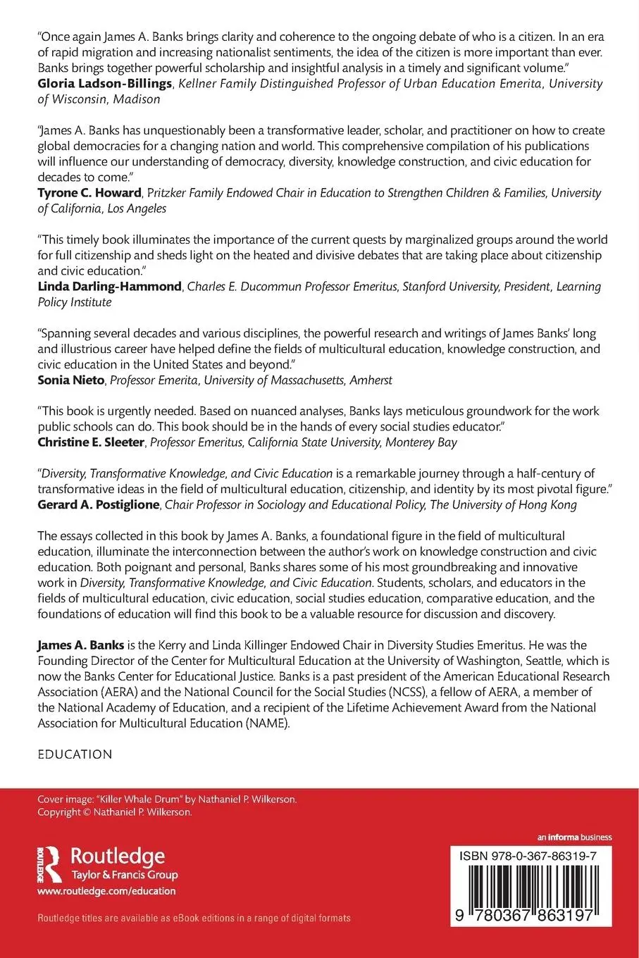 Rückseite: 9780367863197 | Diversity, Transformative Knowledge, and Civic Education | Banks