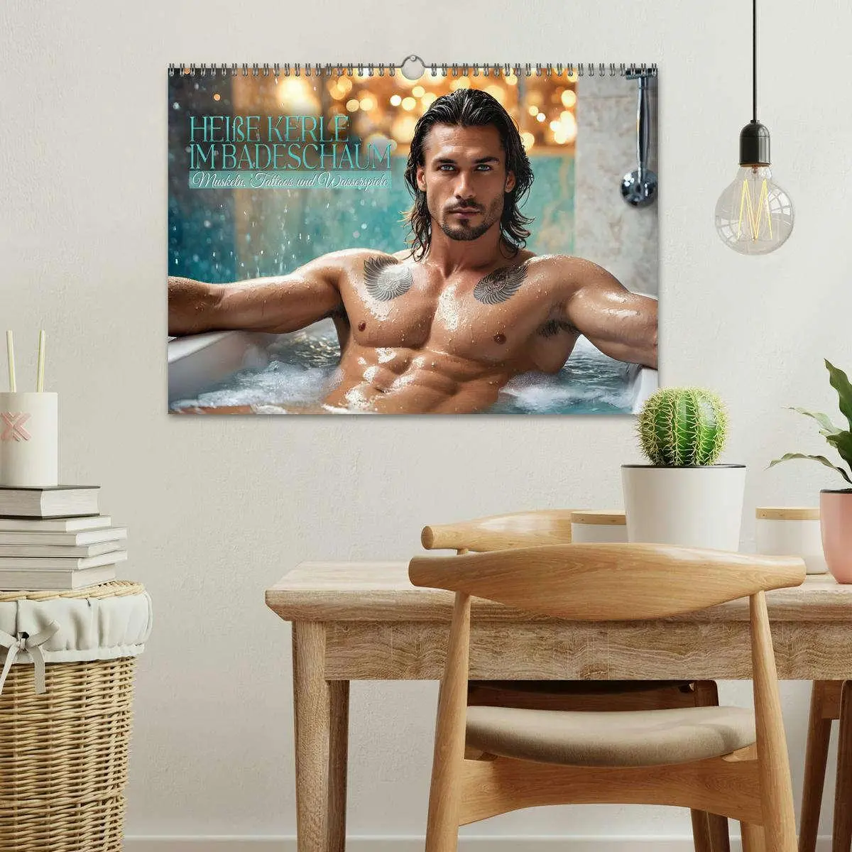 Bild: 9783457273197 | Heiße Kerle im Badeschaum - Muskeln, Tattoos und Wasserspiele...