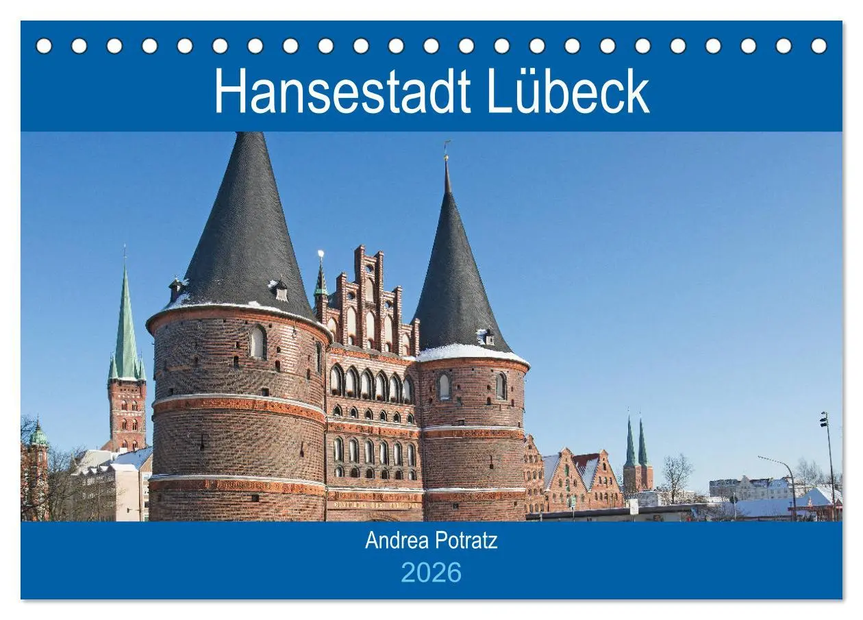Cover: 9783516123197 | Hansestadt Lübeck / Geburtstagskalender (Tischkalender 2026 DIN A5...