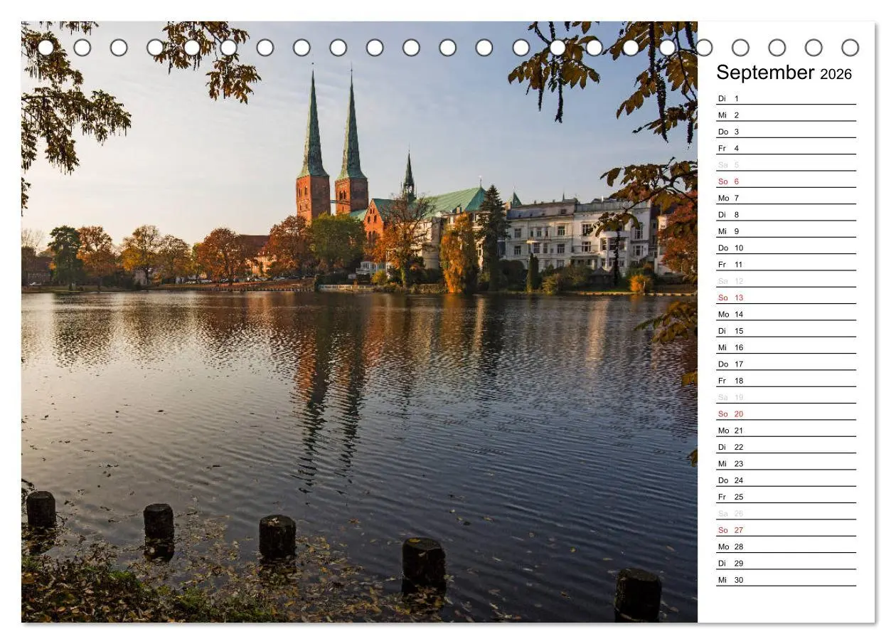 Bild: 9783516123197 | Hansestadt Lübeck / Geburtstagskalender (Tischkalender 2026 DIN A5...