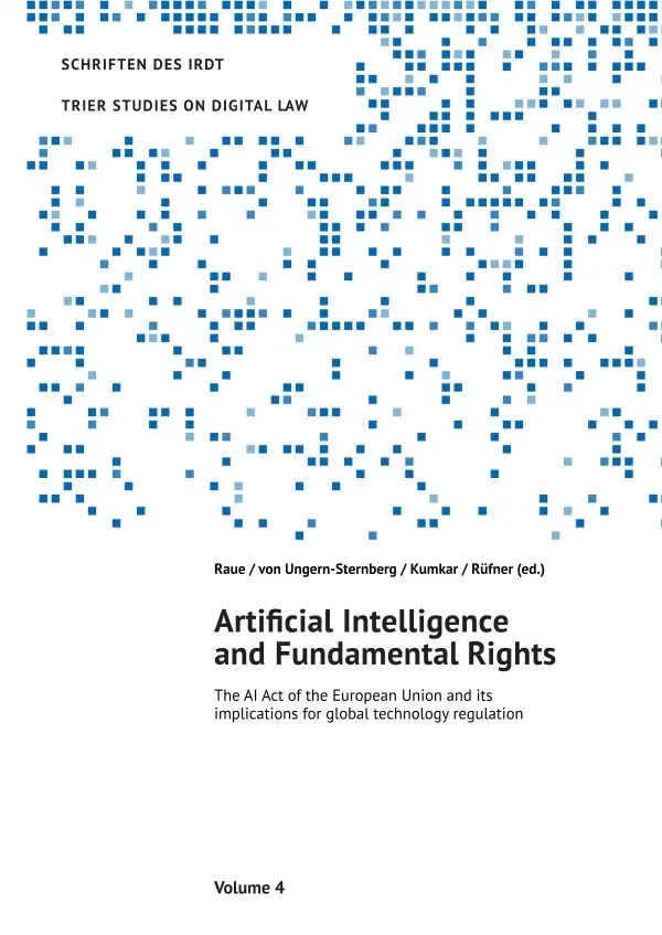 Cover: 9783565013197 | Artificial Intelligence and Fundamental Rights | Ungern-Sternberg