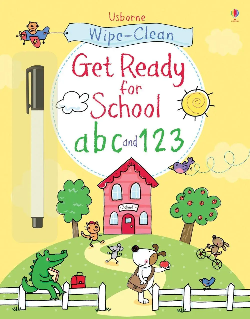 Usborne Publishing Ltd Wipe-clean Get Ready For School Abc And 123
