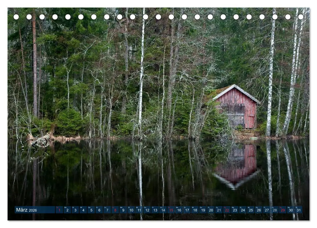 Bild: 9783516113297 | Suomi - Finnland (Tischkalender 2026 DIN A5 quer), CALVENDO...