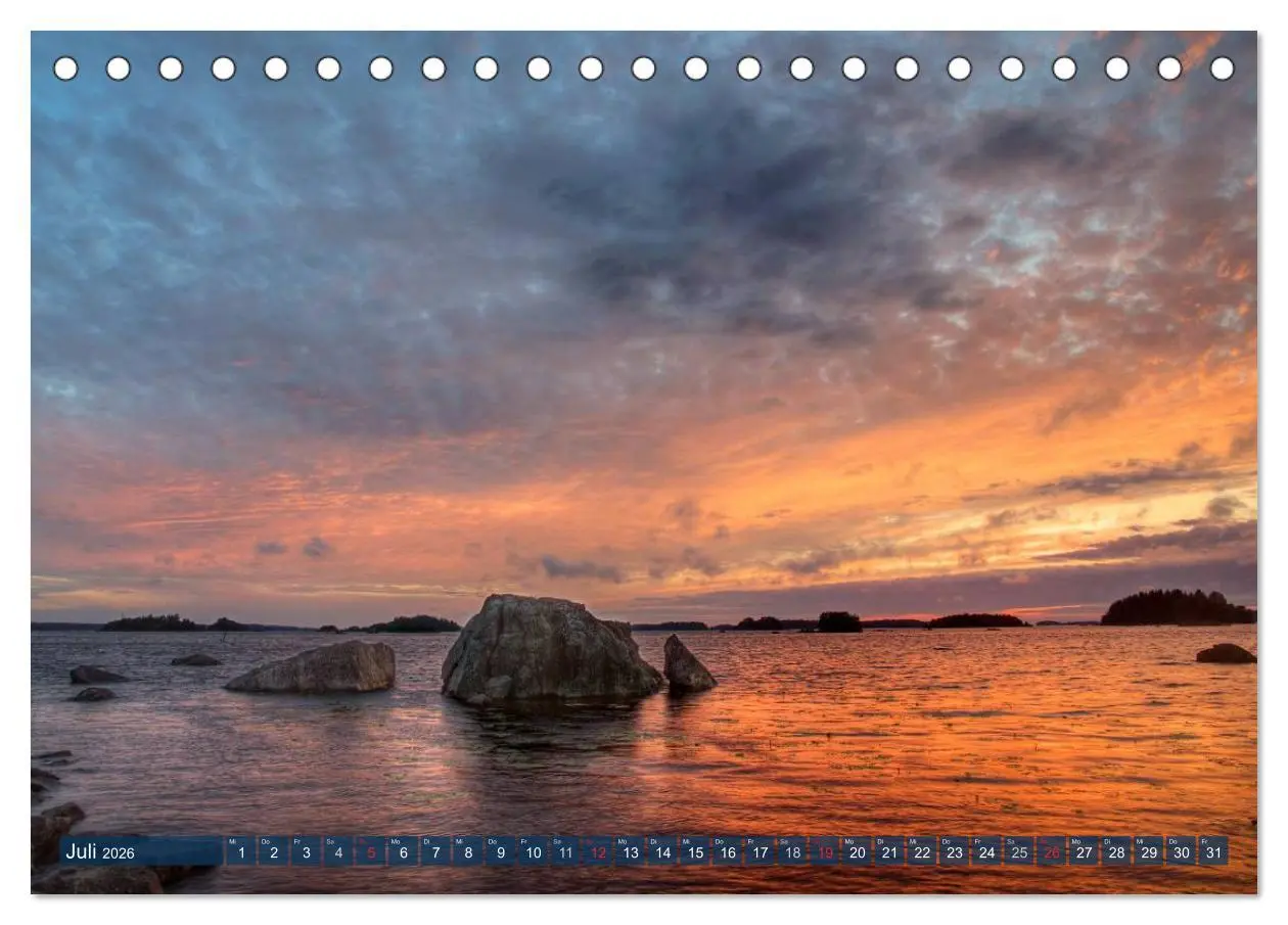 Bild: 9783516113297 | Suomi - Finnland (Tischkalender 2026 DIN A5 quer), CALVENDO...