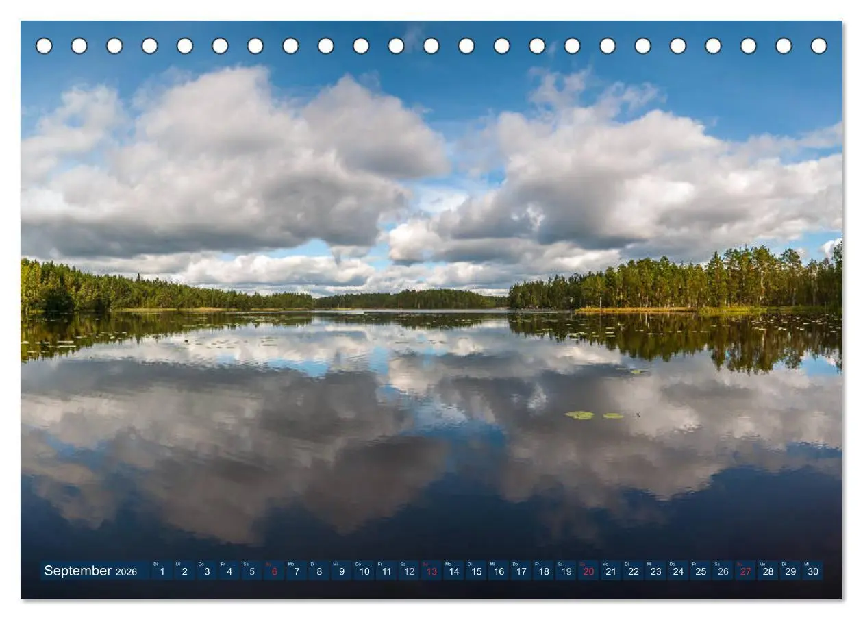 Bild: 9783516113297 | Suomi - Finnland (Tischkalender 2026 DIN A5 quer), CALVENDO...