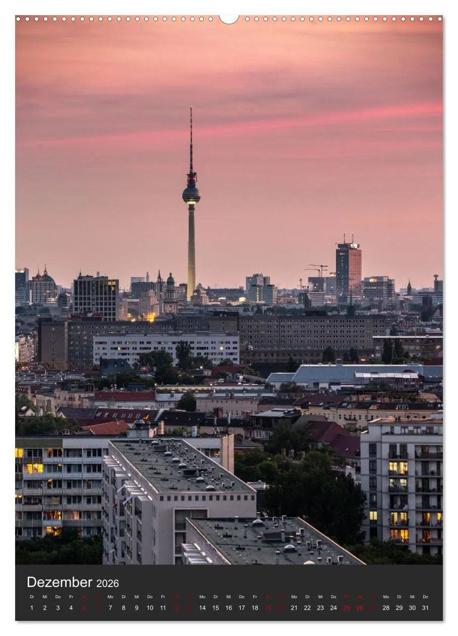 Bild: 9783516353297 | Berliner Fernsehturm - Magische Momente (Wandkalender 2026 DIN A2...