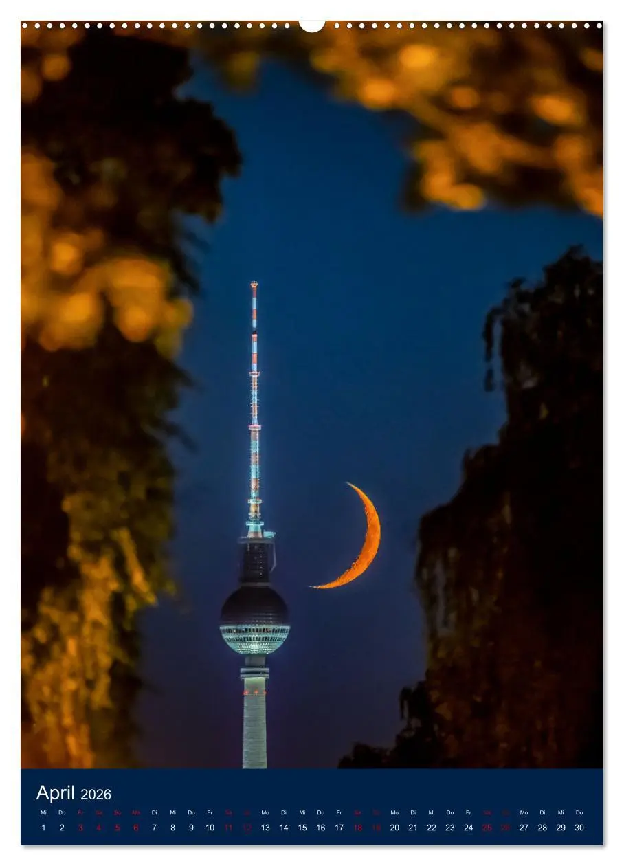 Bild: 9783516353297 | Berliner Fernsehturm - Magische Momente (Wandkalender 2026 DIN A2...