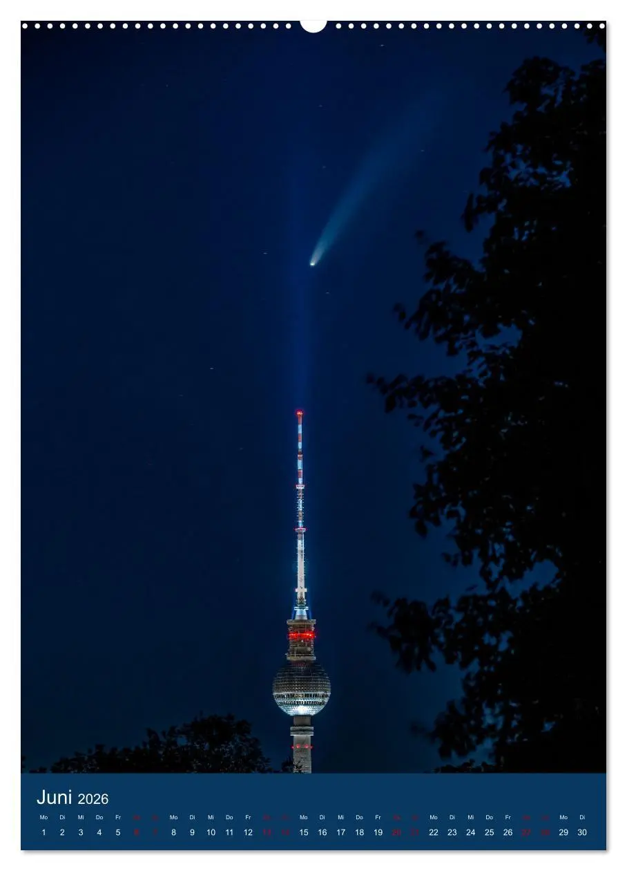 Bild: 9783516353297 | Berliner Fernsehturm - Magische Momente (Wandkalender 2026 DIN A2...