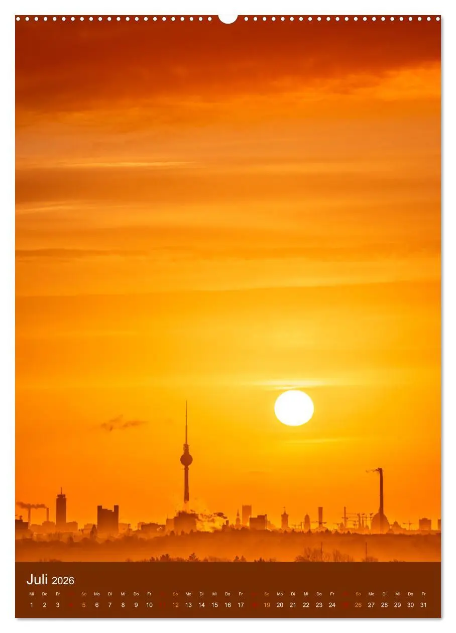 Bild: 9783516353297 | Berliner Fernsehturm - Magische Momente (Wandkalender 2026 DIN A2...