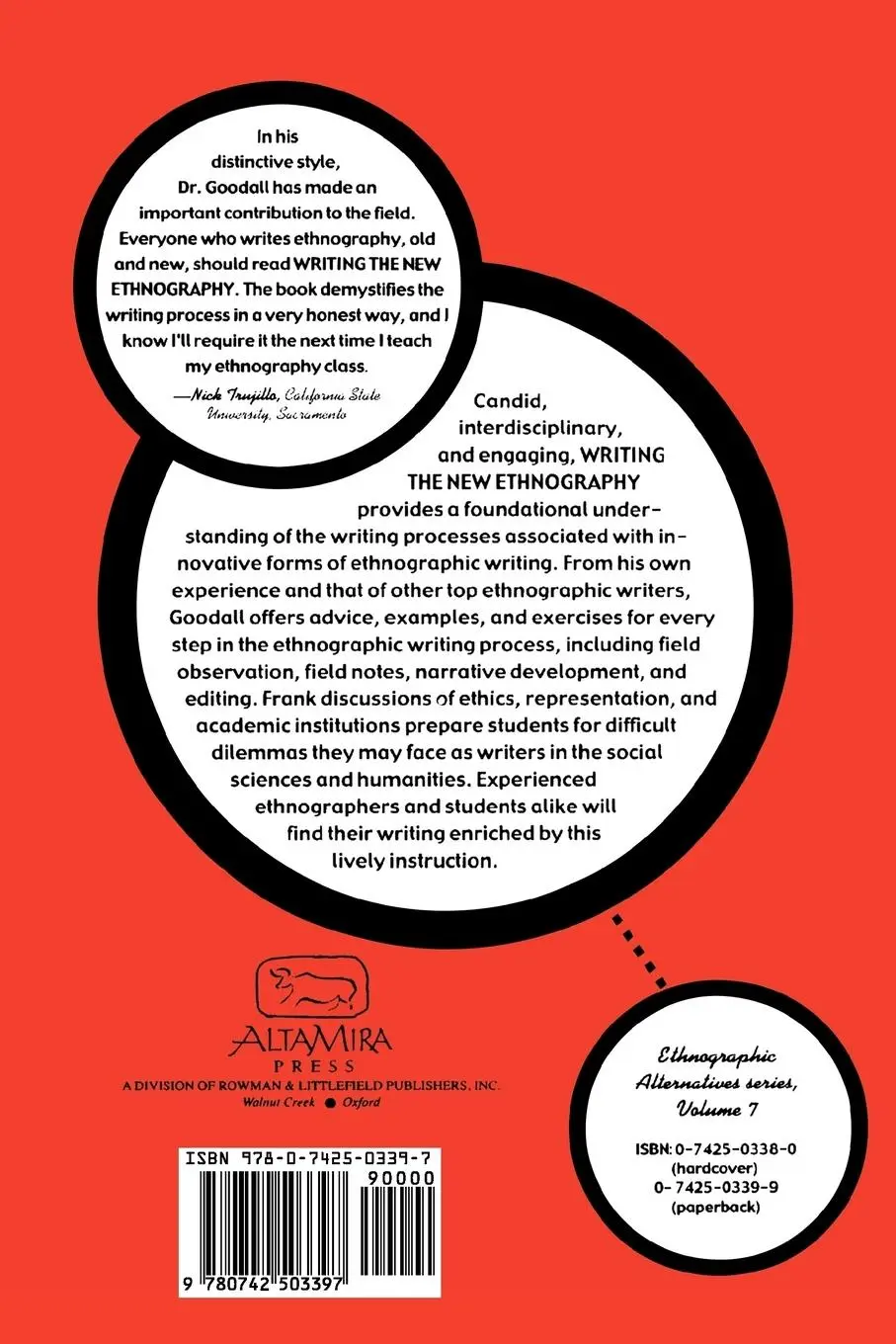 Rückseite: 9780742503397 | Writing the New Ethnography | H. L. Goodall | Taschenbuch | Englisch