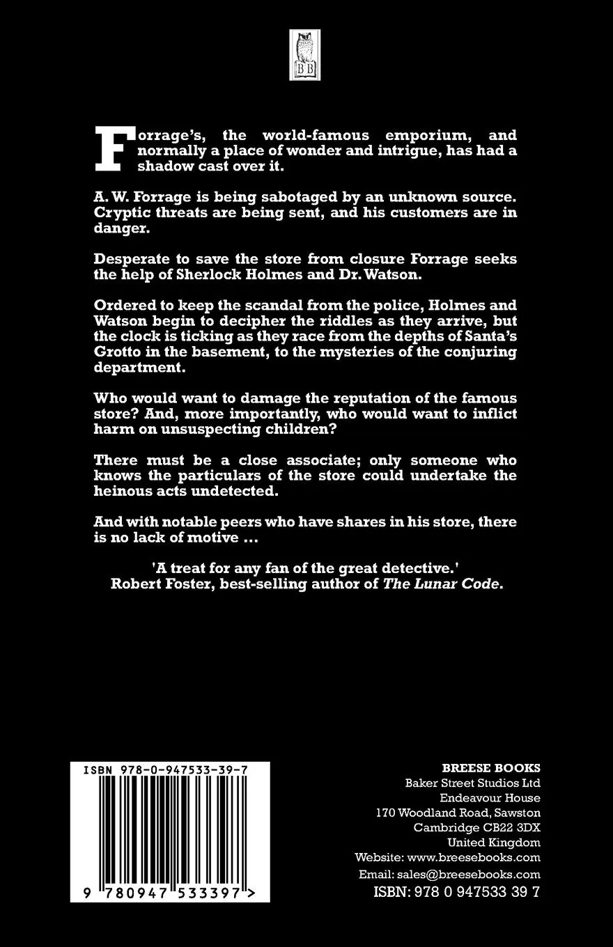 Rückseite: 9780947533397 | Sherlock Holmes and the Holborn Emporium | Val Andrews | Taschenbuch