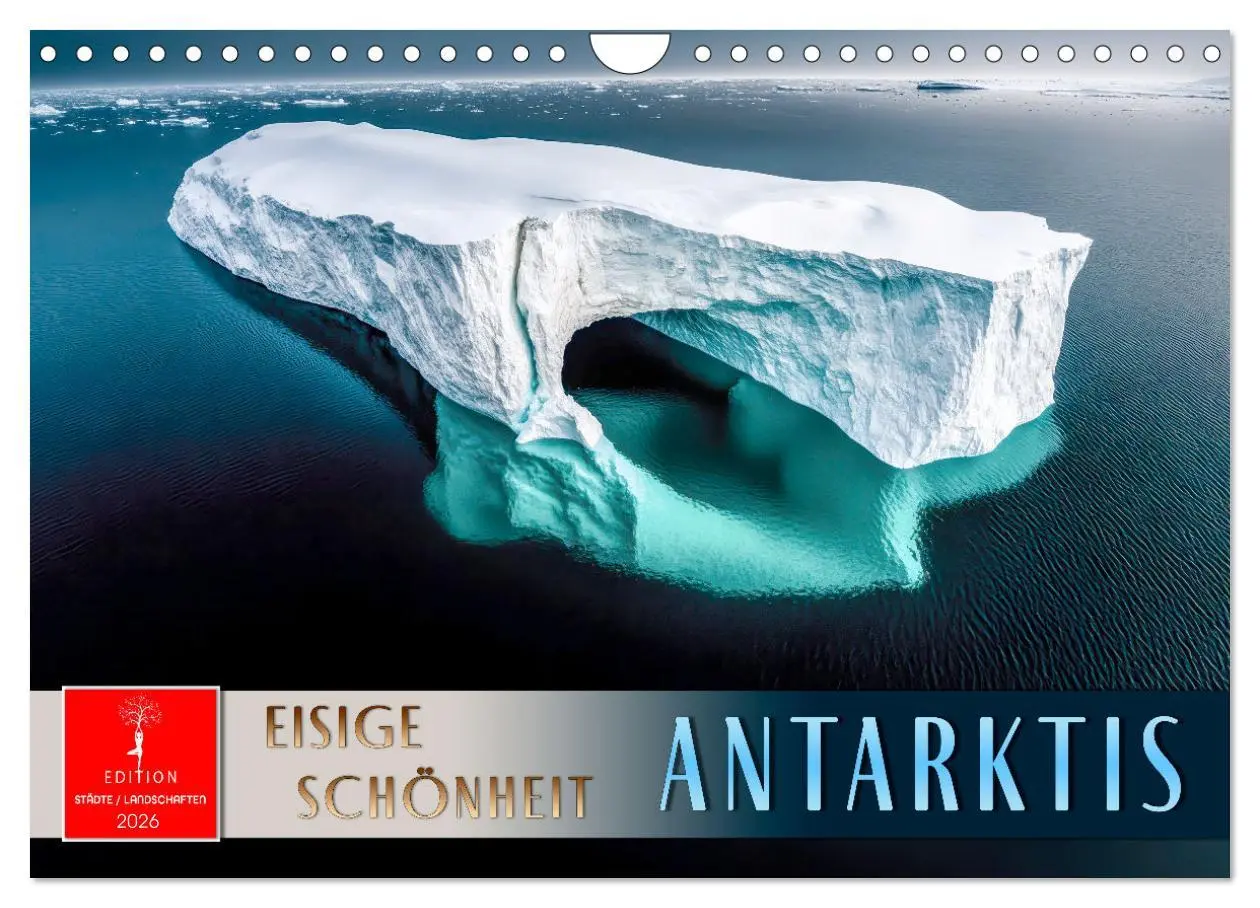Cover: 9783457253397 | Antarktis - eisige Schönheit (Wandkalender 2026 DIN A4 quer),...