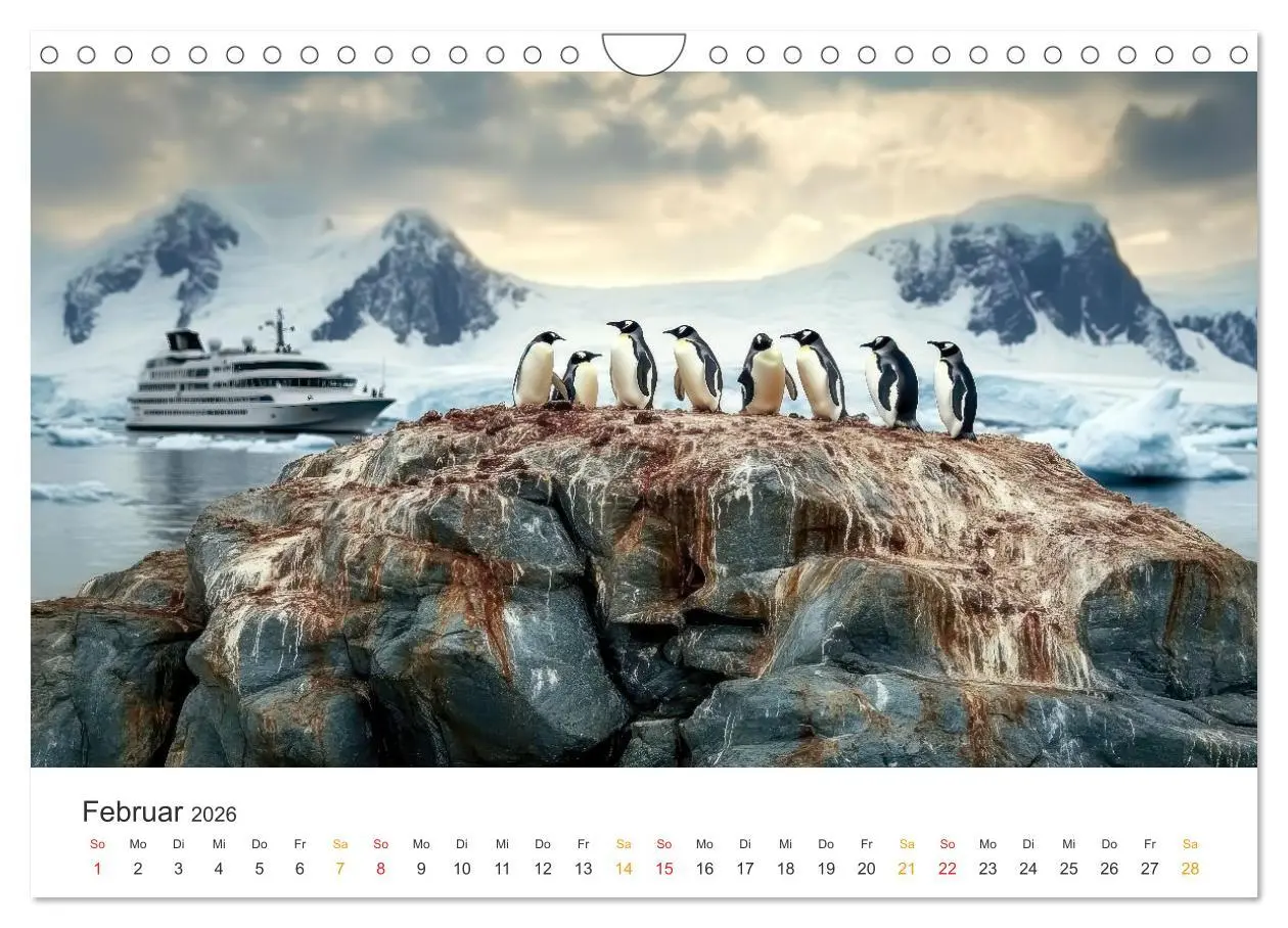 Bild: 9783457253397 | Antarktis - eisige Schönheit (Wandkalender 2026 DIN A4 quer),...
