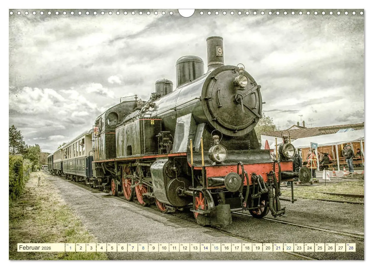 Bild: 9783457703397 | Dampfloks - eindrucksvolle Lokomotiven (Wandkalender 2026 DIN A3...