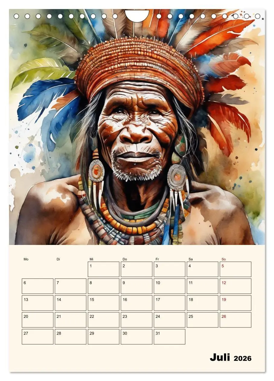 Bild: 9783516273397 | Indianische Kultur (Wandkalender 2026 DIN A4 hoch), CALVENDO...