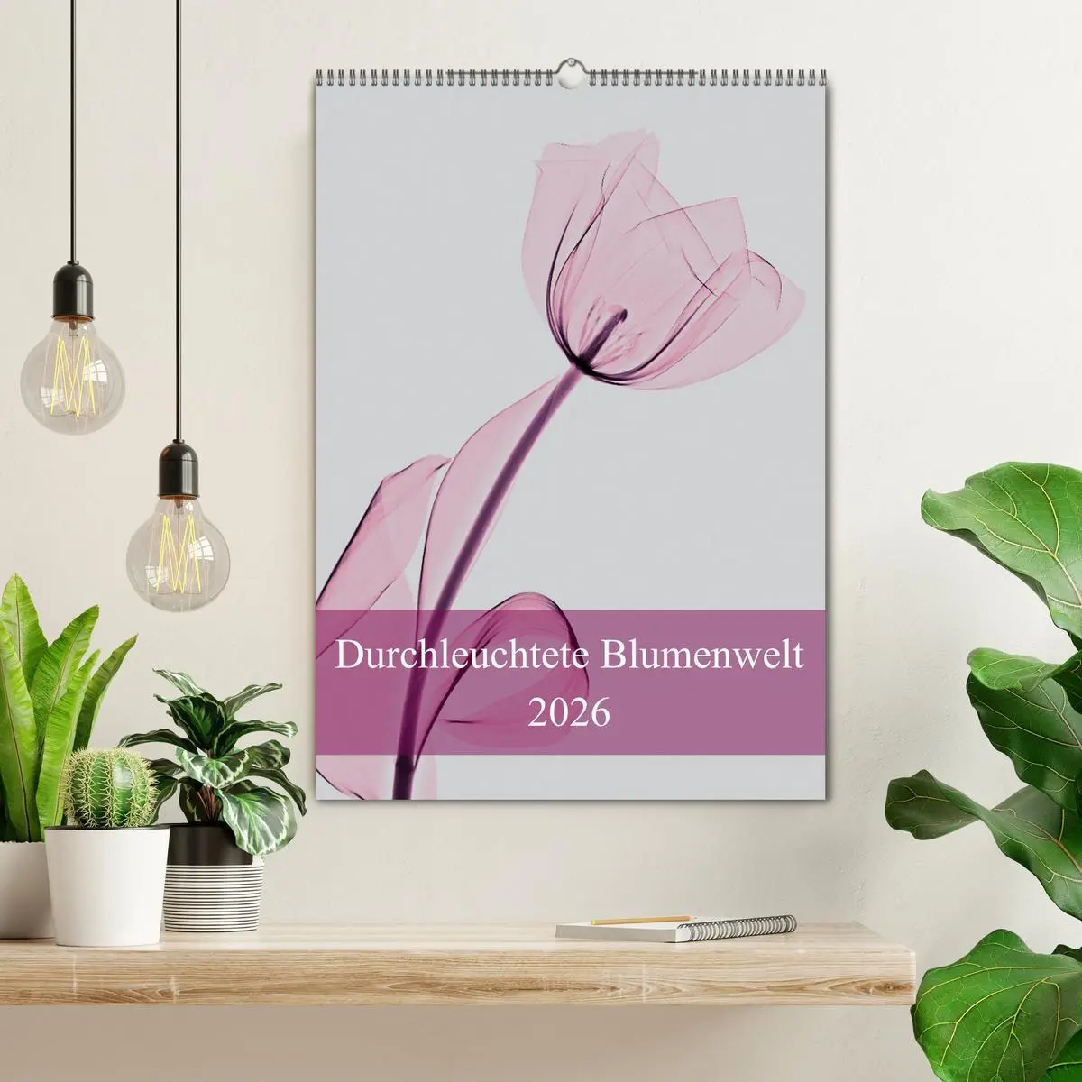Bild: 9783516343397 | Durchleuchtete Blumenwelt 2026 (Wandkalender 2026 DIN A2 hoch),...