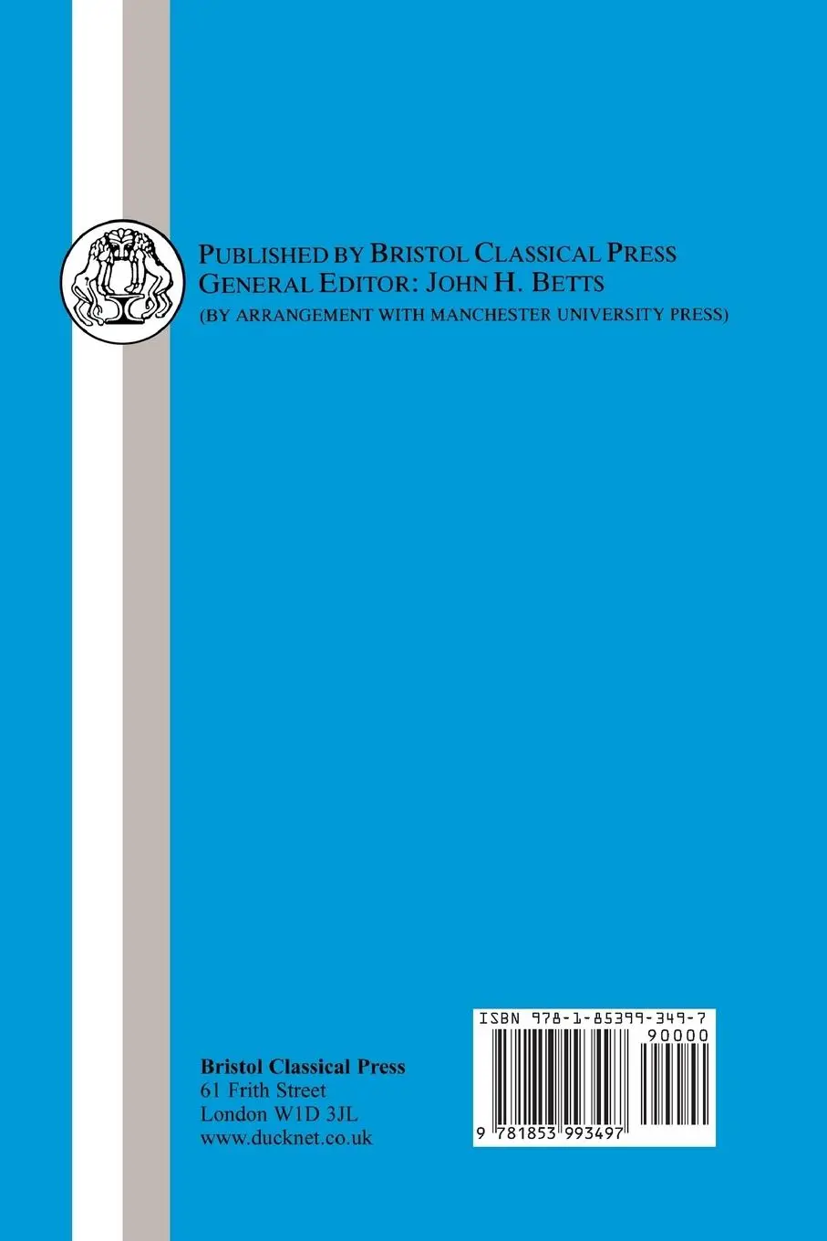 Rückseite: 9781853993497 | Plautus | Amphitruo | Plautus | Taschenbuch | Kartoniert / Broschiert