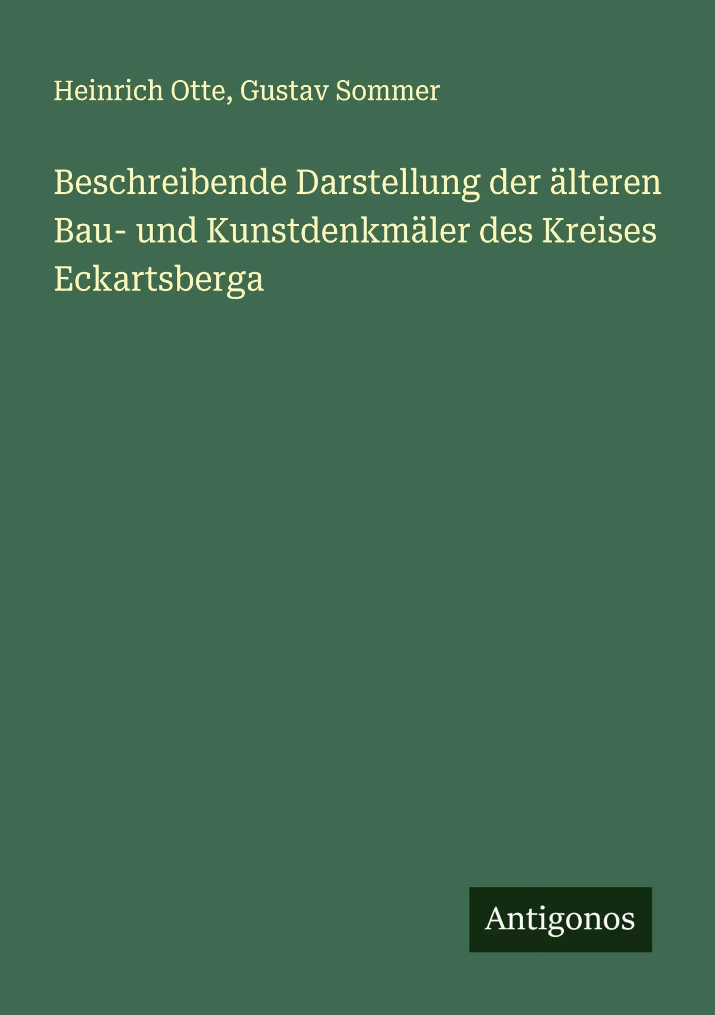 Cover: 9783388873497 | Beschreibende Darstellung der älteren Bau- und Kunstdenkmäler des...