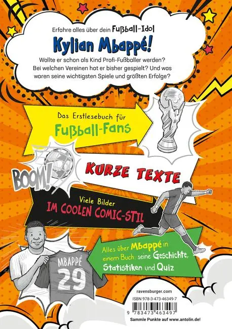 Bild: 9783473463497 | Fußball-Stars - Alles über Mbappé. Vom Fußball-Talent zum Megastar