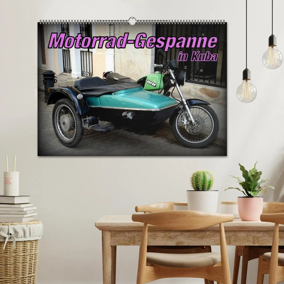 Bild: 9783516023497 | Motorrad-Gespanne in Kuba (Wandkalender 2026 DIN A2 quer), CALVENDO...