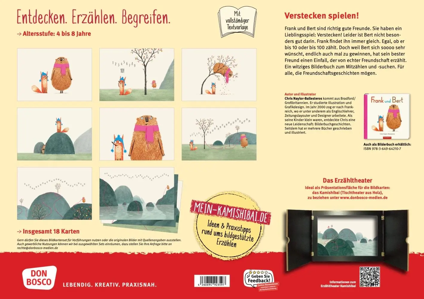Bild: 4260694923597 | Frank und Bert. Kamishibai Bildkartenset | Chris Naylor-Ballosteros