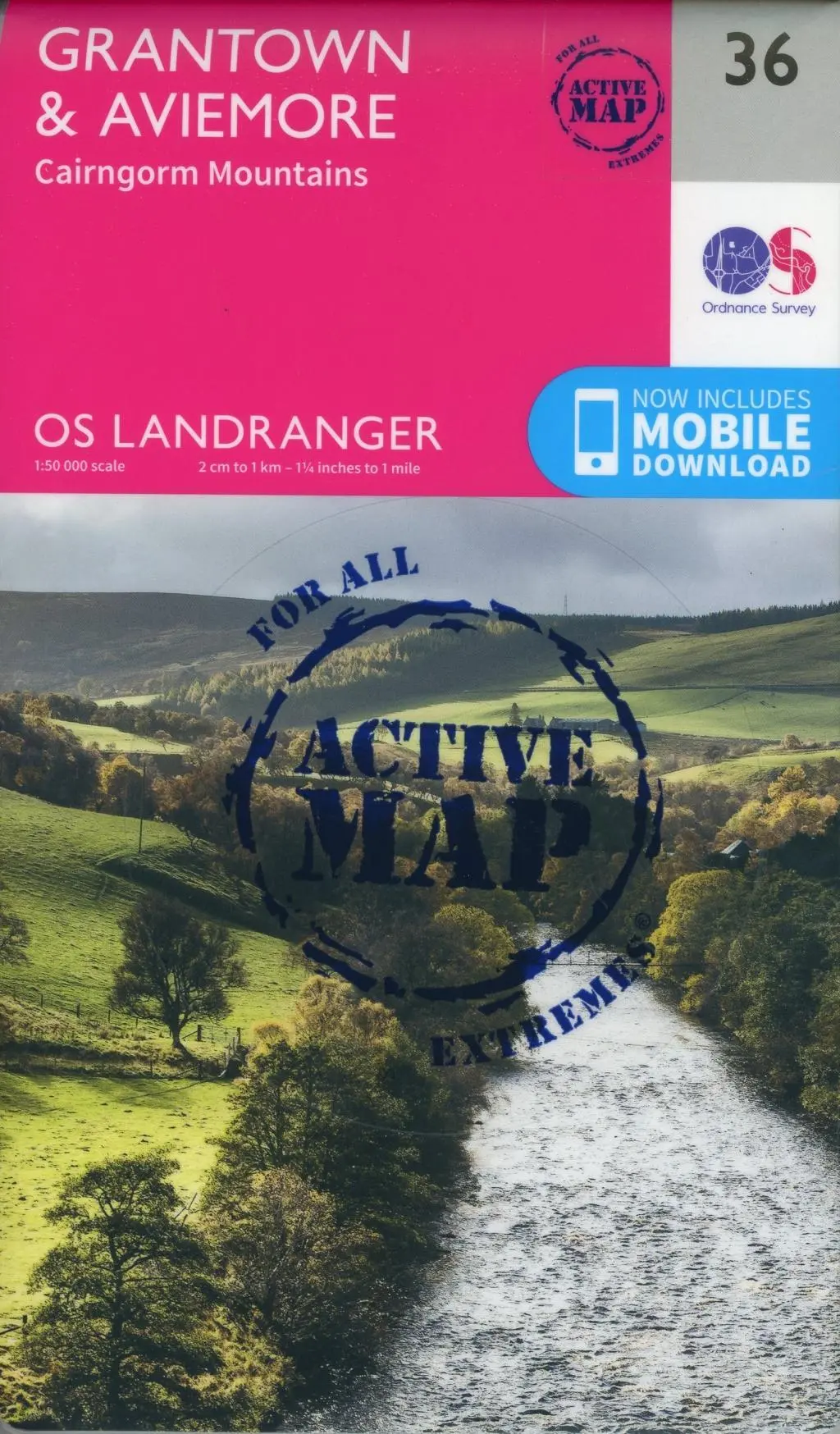 Cover: 9780319473597 | Grantown, Aviemore &amp; Cairngorm Mountains | Ordnance Survey | Englisch