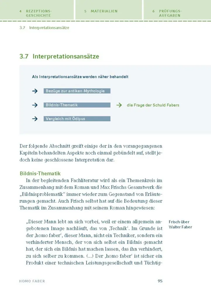 Bild: 9783129303597 | Homo faber von Max Frisch | Textanalyse und Interpretation | Frisch