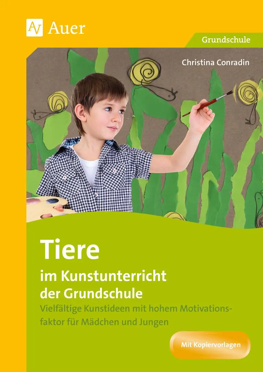 Cover: 9783403083597 | Tiere im Kunstunterricht der Grundschule | Christina Conradin | 80 S.