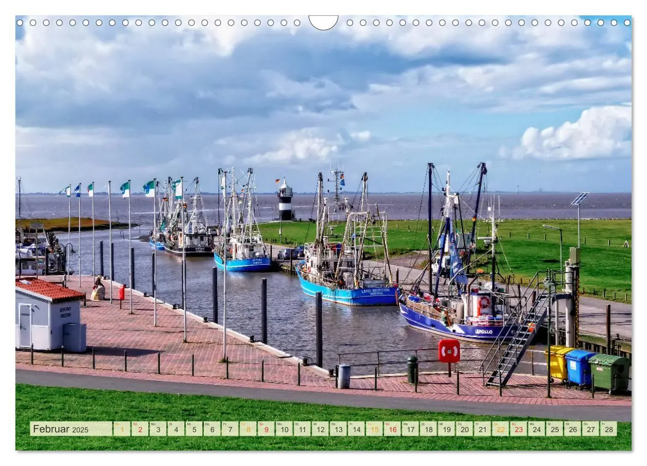 Bild: 9783435383597 | Maritime Augenblicke - Fischkutter (Wandkalender 2025 DIN A3 quer),...