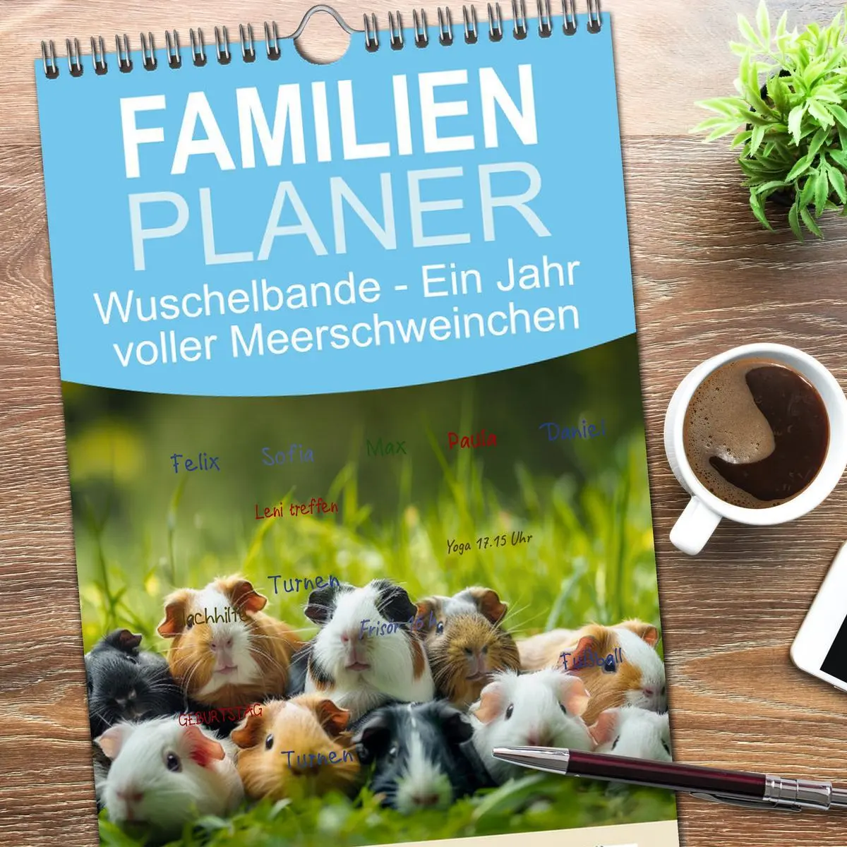 Bild: 9783516493597 | Familienplaner 2026 - Wuschelbande - Ein Jahr voller...