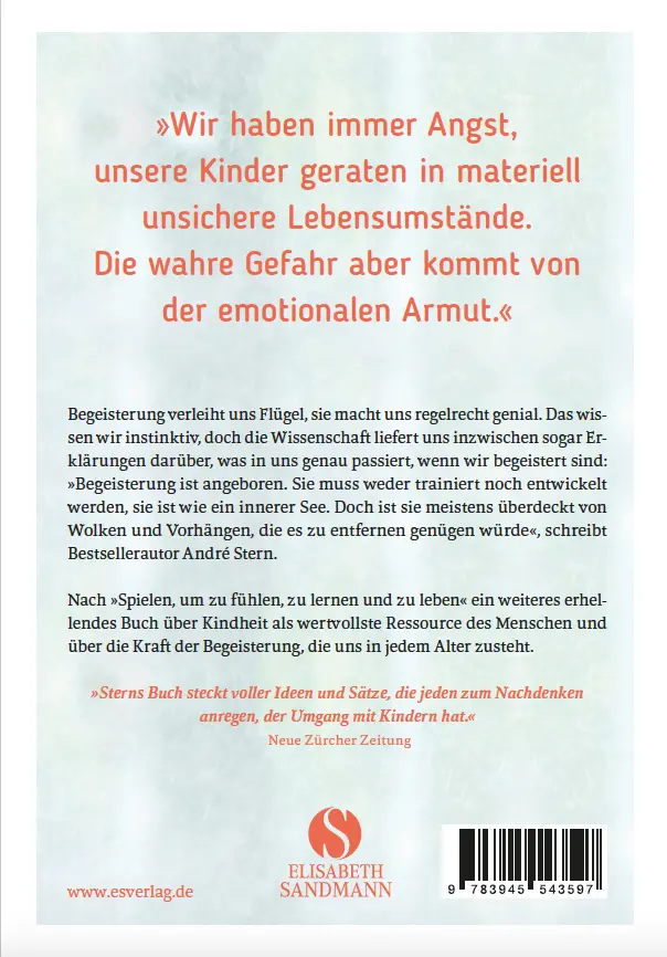Bild: 9783945543597 | Begeisterung | Die Energie der Kindheit wiederfinden | André Stern