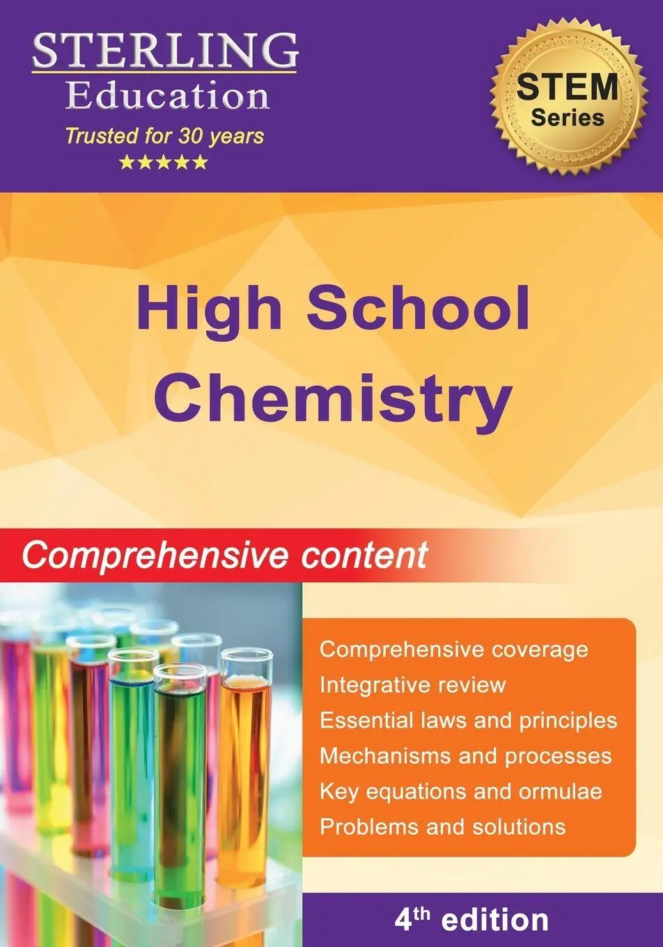 Cover: 9798885573597 | High School Chemistry | Comprehensive Content | Sterling Education