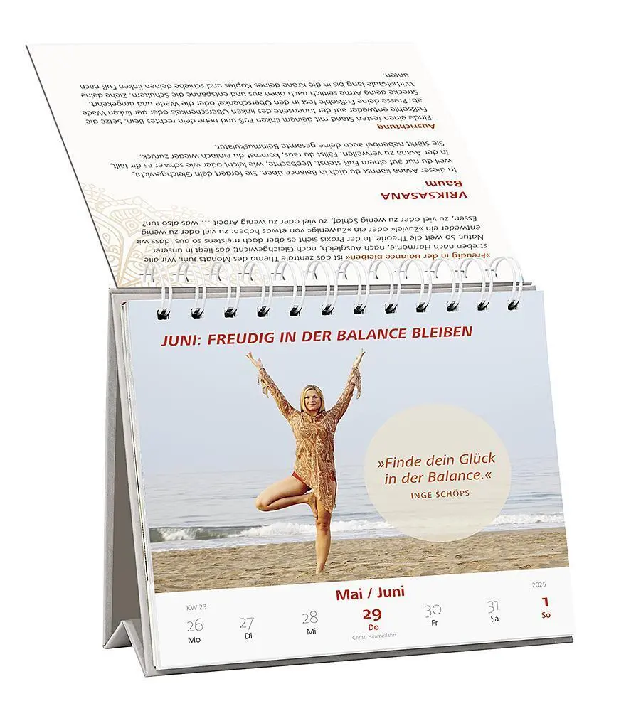Bild: 4251693903697 | Wochenkalender 2025: Einfach Yoga | Inge Schöps | Kalender | 108 S.
