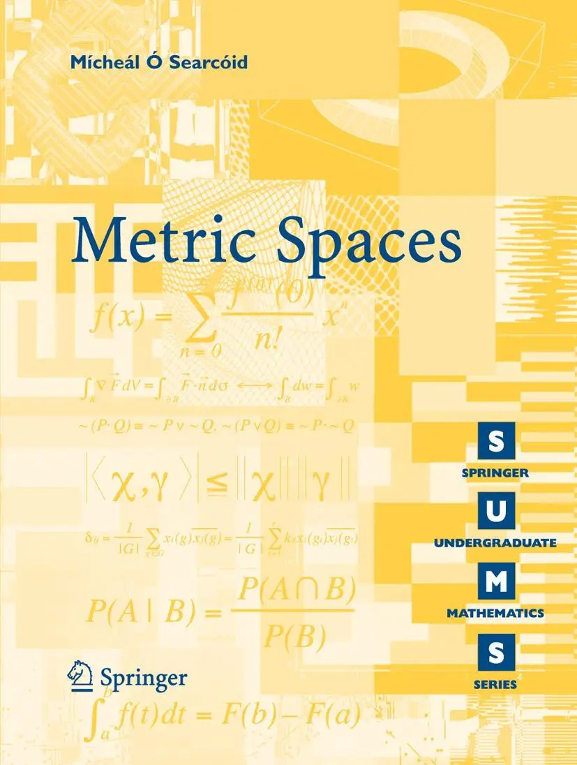 Cover: 9781846283697 | Metric Spaces | Mícheál O'Searcoid | Taschenbuch | xx | Englisch Cover: 9781846283697 | Metric Spaces | Mícheál O'Searcoid | Taschenbuch | xx | Englisch