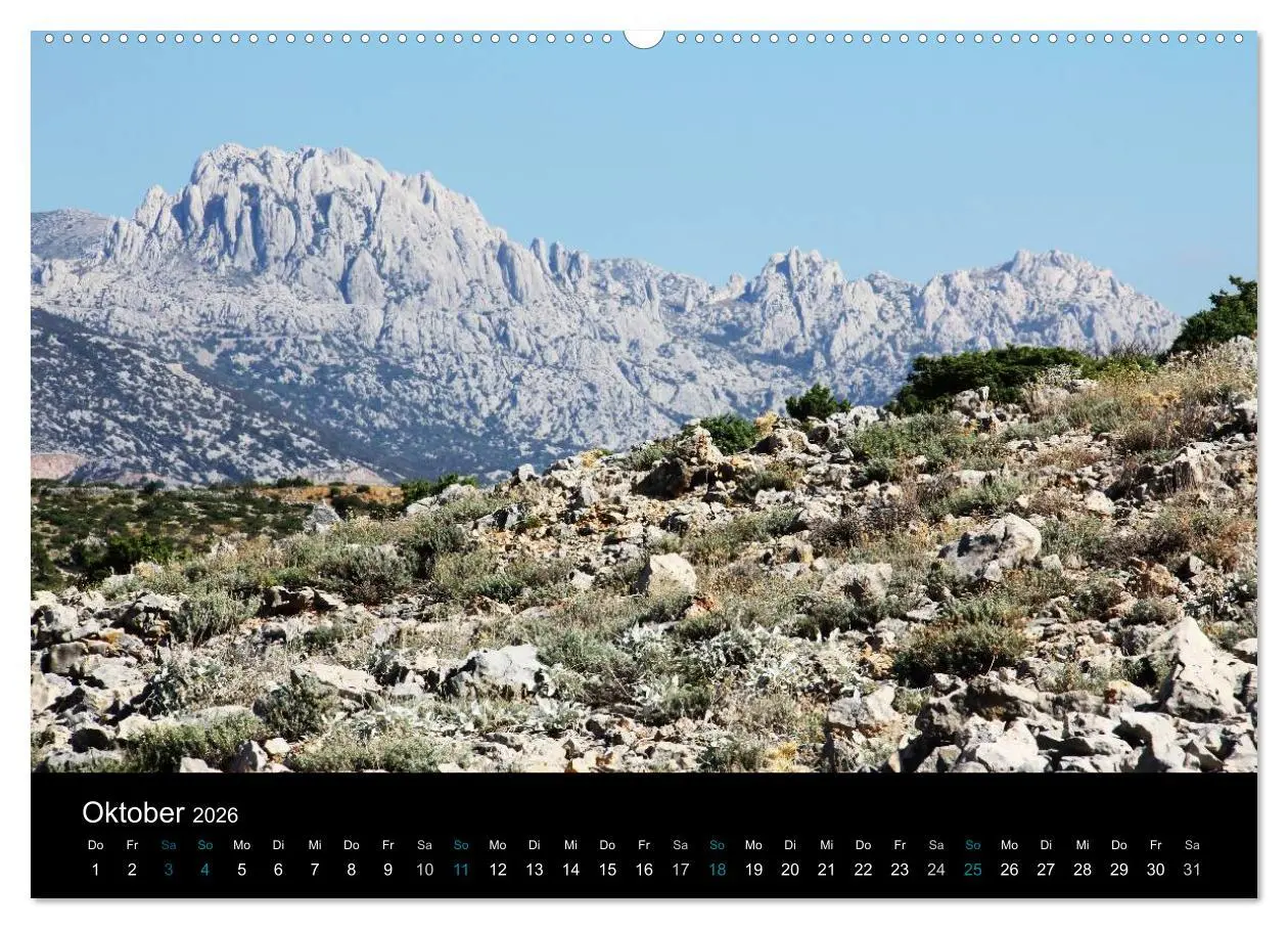 Bild: 9783516173697 | Kroatien (Wandkalender 2026 DIN A2 quer), CALVENDO Monatskalender